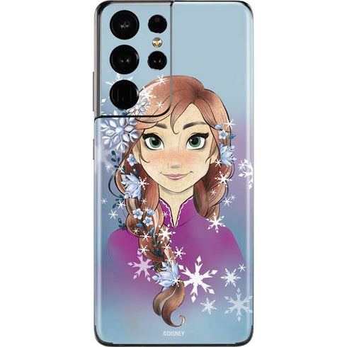 Disney Frozen Anna Portrait Galaxy S21 Ultra 5G Skin